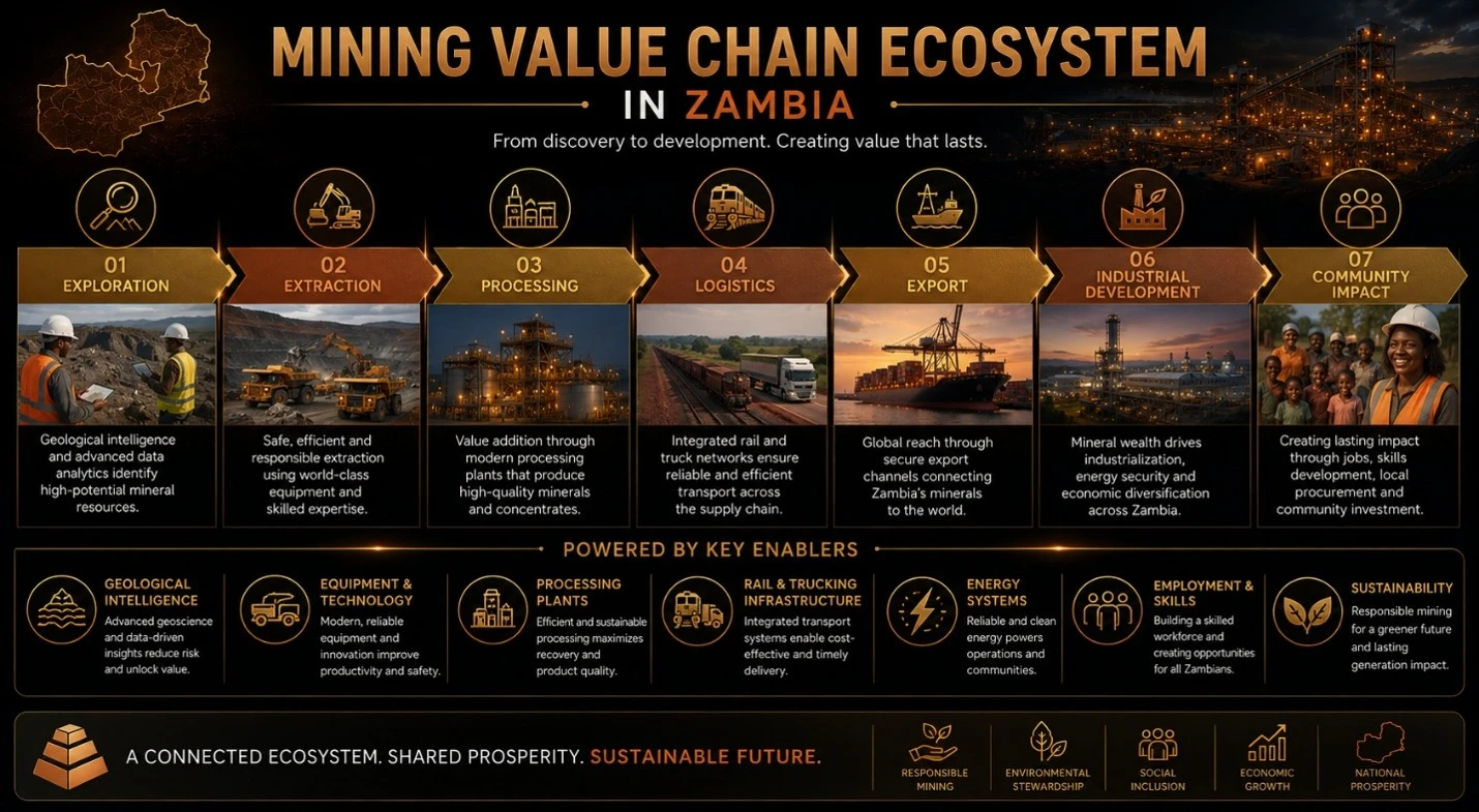Infrastructure supporting mining growth in Zambia